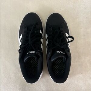 Adidas Black and White Athletic Shoes